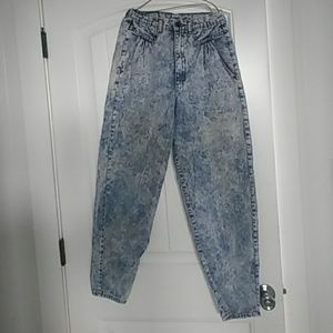 Vintage Acid Wash High Waist Jeans